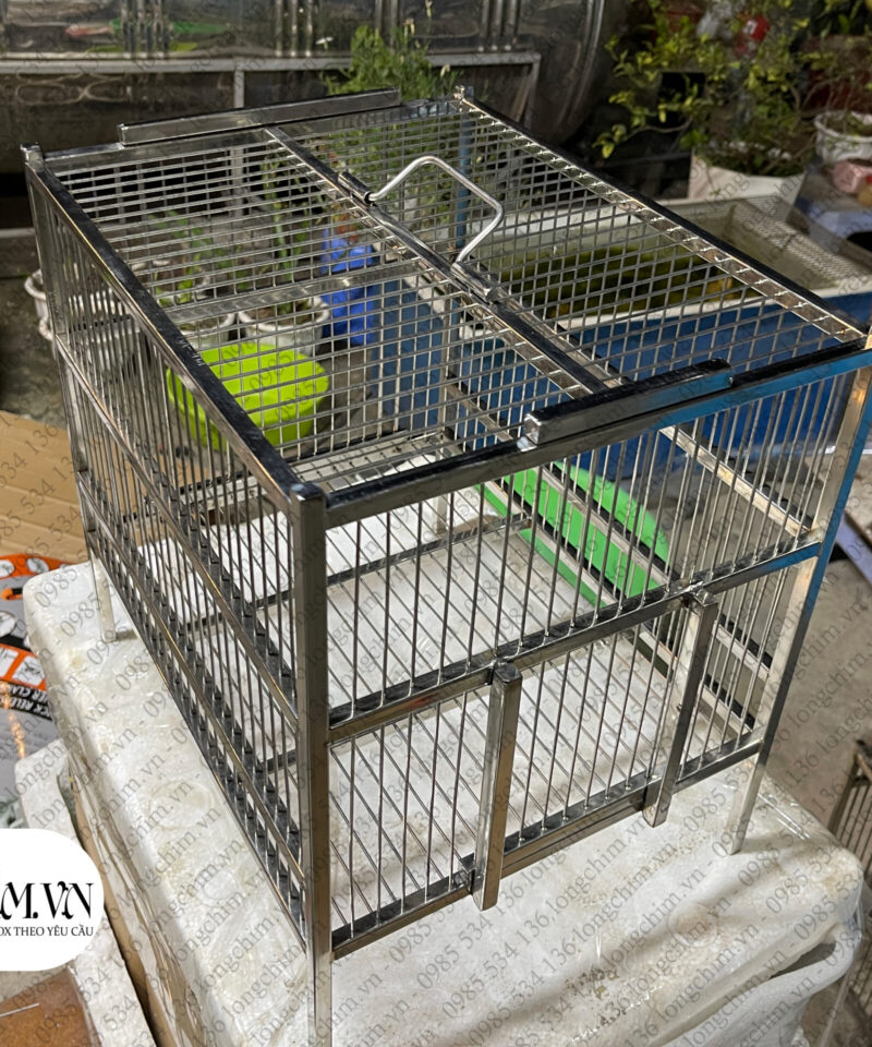 Lồng Tắm Inox 304 đẹp 37,5 x 29,5cm 8 Lồng tắm inox 304 37,5 × 29,5 cm – nhìn từ phía trên