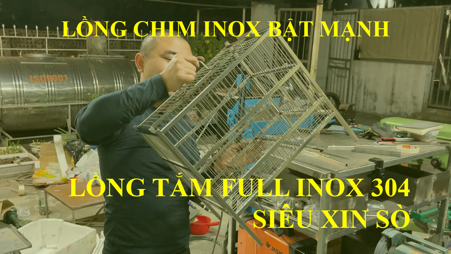 Lồng Tắm Inox 304 đẹp 37,5 x 29,5cm 12 long tam
