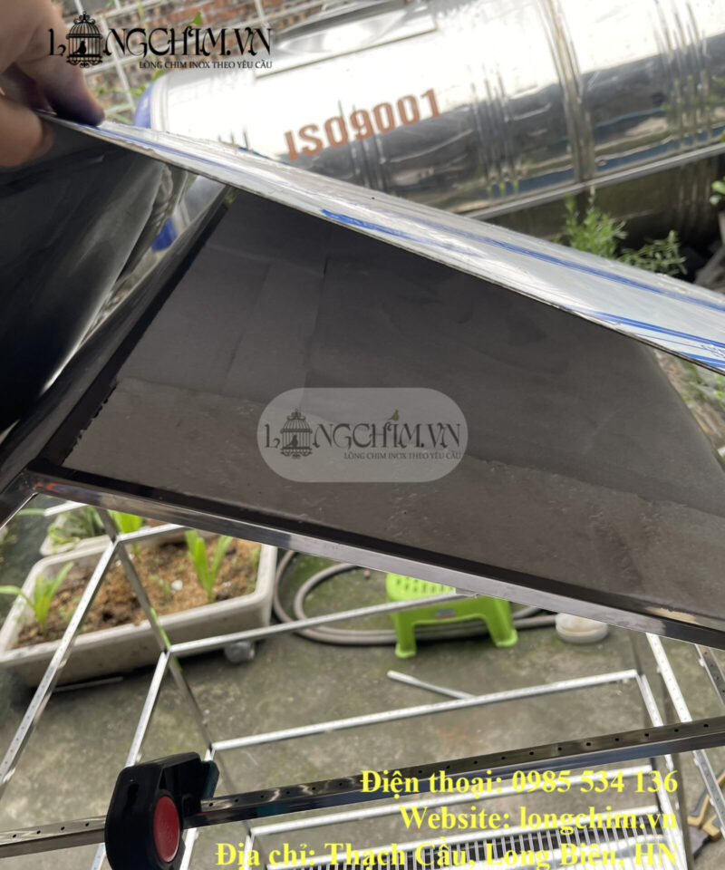 Stainless steel aviaries 304 mái có lớp lót theo mẫu
