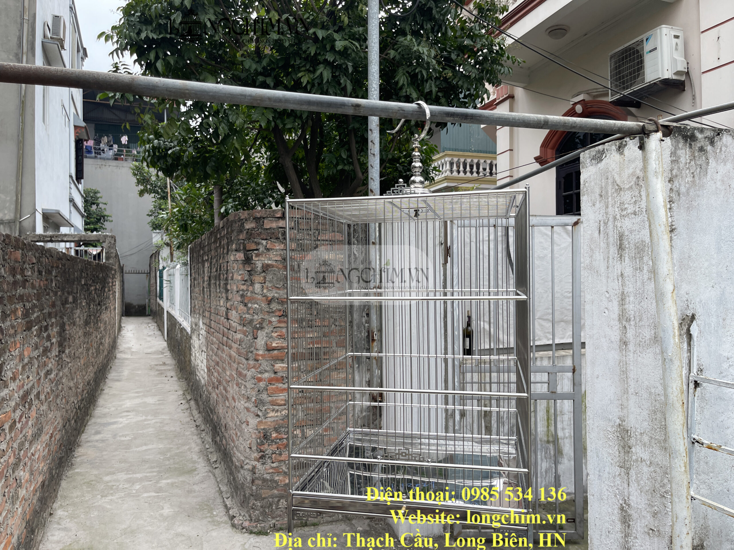 45 × 65 cm Custom 304 Stainless Steel Bird Cage 11 45 × 65 cm Custom 304 Stainless Steel Bird Cage