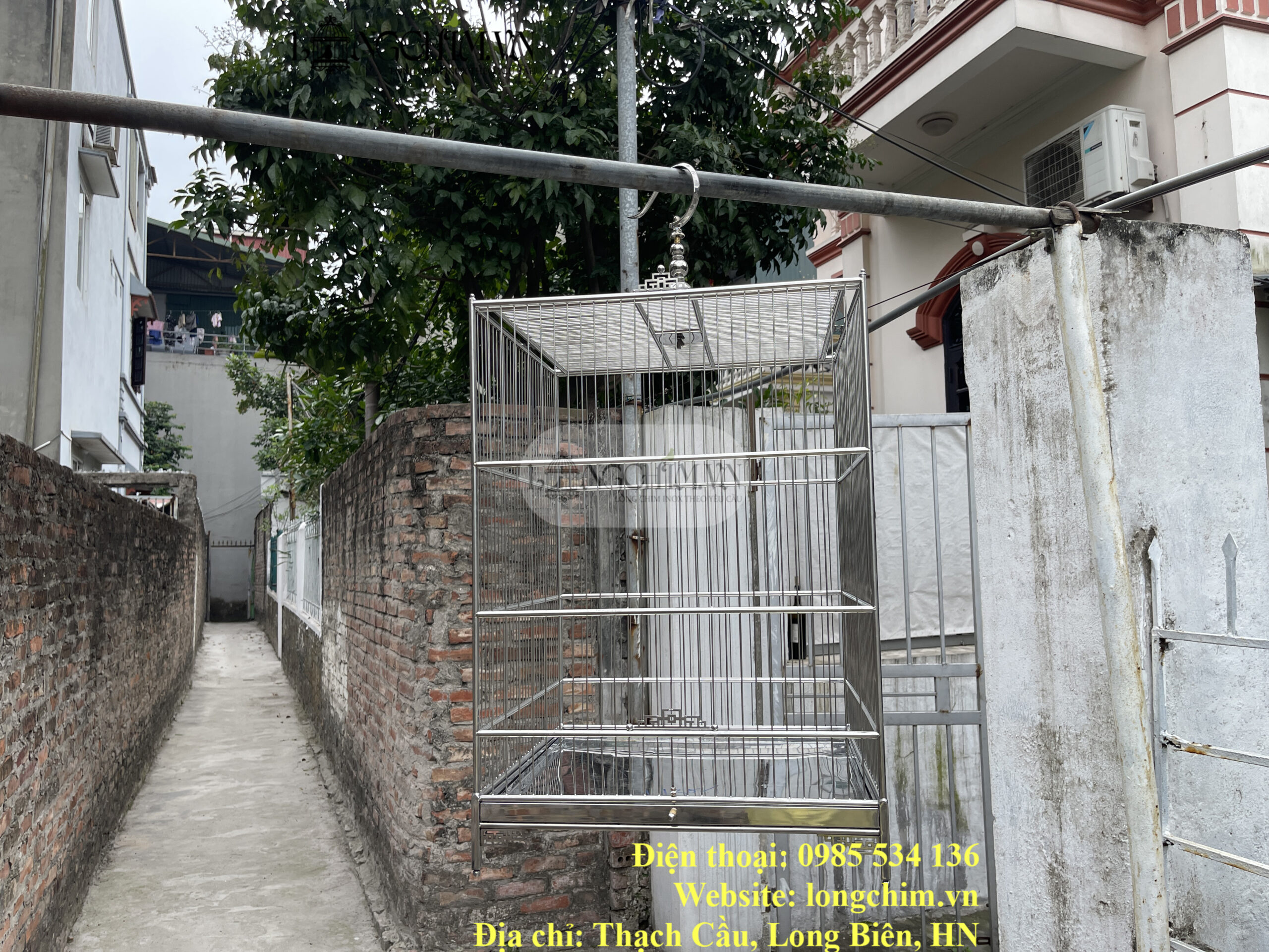45 × 65 cm Custom 304 Stainless Steel Bird Cage 2 45 × 65 cm Custom 304 Stainless Steel Bird Cage – detail image 2