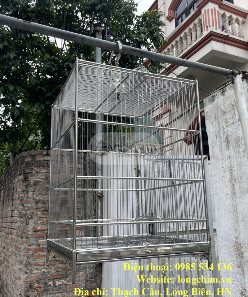 45 × 65 cm Custom 304 Stainless Steel Bird Cage 19 45 × 65 cm Custom 304 Stainless Steel Bird Cage – detail image 9