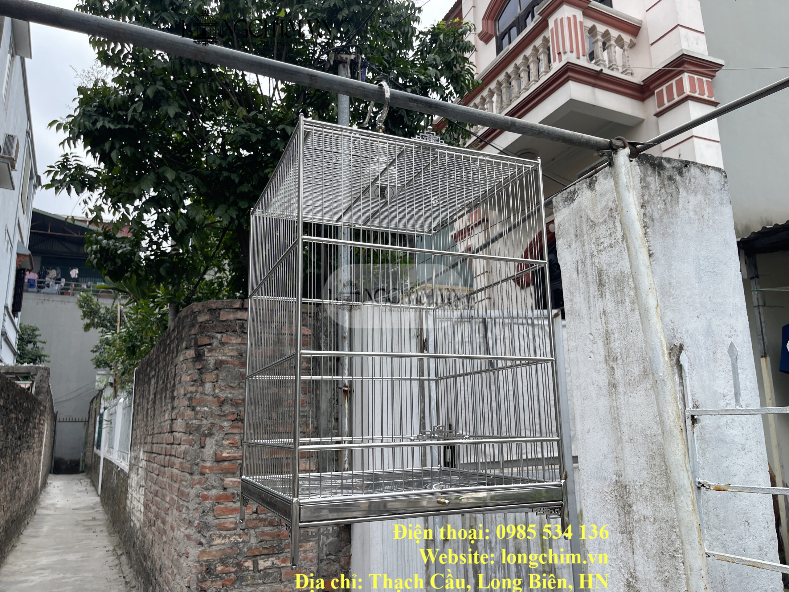 45 × 65 cm Custom 304 Stainless Steel Bird Cage 9 45 × 65 cm Custom 304 Stainless Steel Bird Cage – detail image 9