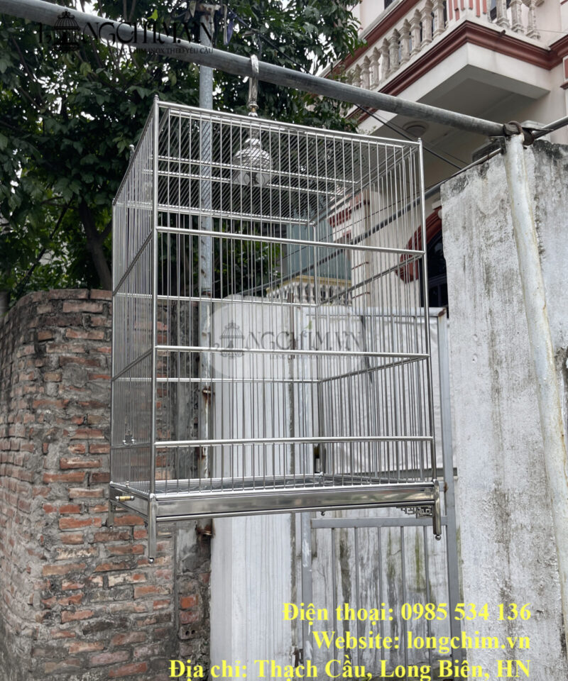 45 × 65 cm Custom 304 Stainless Steel Bird Cage 17 45 × 65 cm Custom 304 Stainless Steel Bird Cage – detail image 7