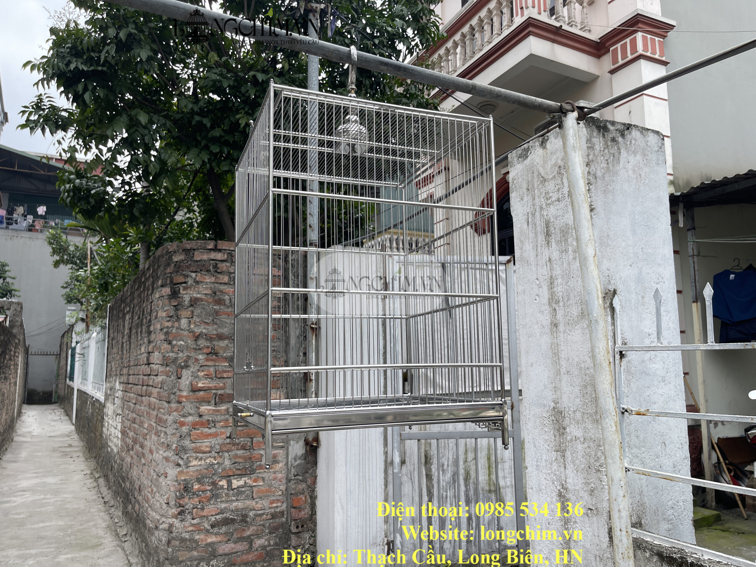 45 × 65 cm Custom 304 Stainless Steel Bird Cage 7 45 × 65 cm Custom 304 Stainless Steel Bird Cage – detail image 7