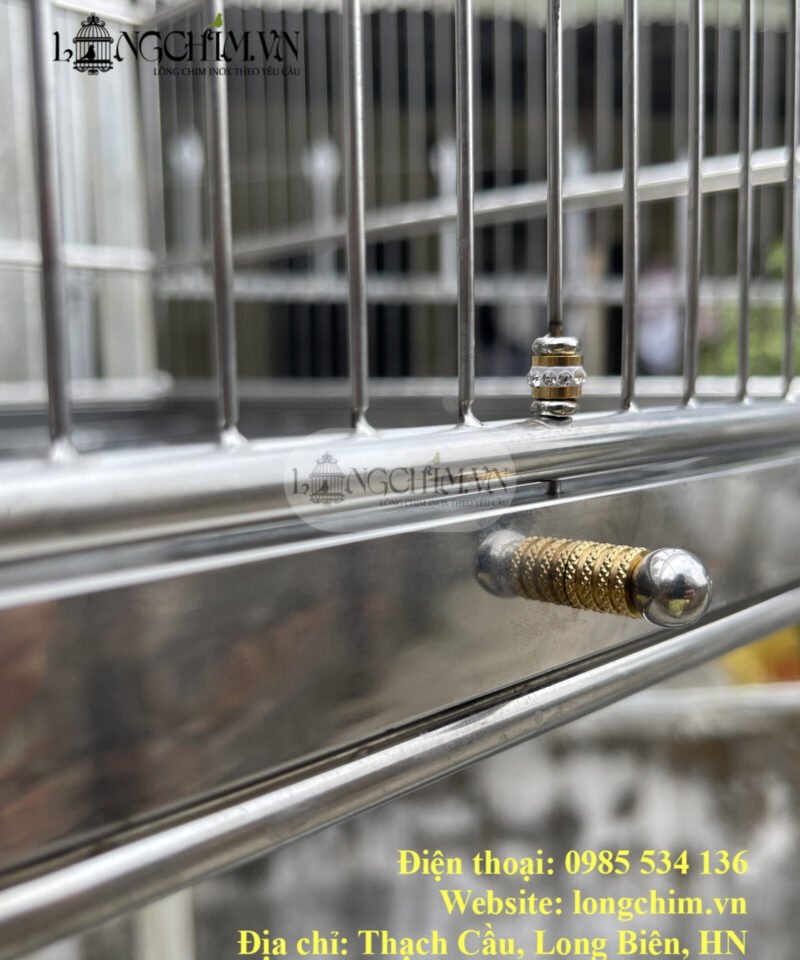 45 × 65 cm Custom 304 Stainless Steel Bird Cage 16 45 × 65 cm Custom 304 Stainless Steel Bird Cage – detail image 6