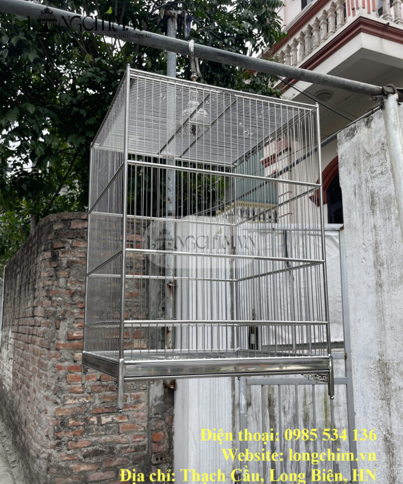 45 × 65 cm Custom 304 Stainless Steel Bird Cage 15 45 × 65 cm Custom 304 Stainless Steel Bird Cage – detail image 5