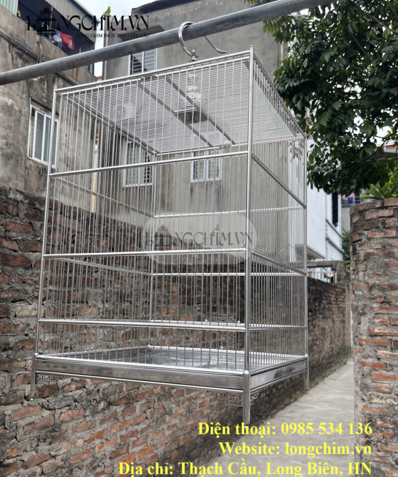 45 × 65 cm Custom 304 Stainless Steel Bird Cage 14 45 × 65 cm Custom 304 Stainless Steel Bird Cage – detail image 4