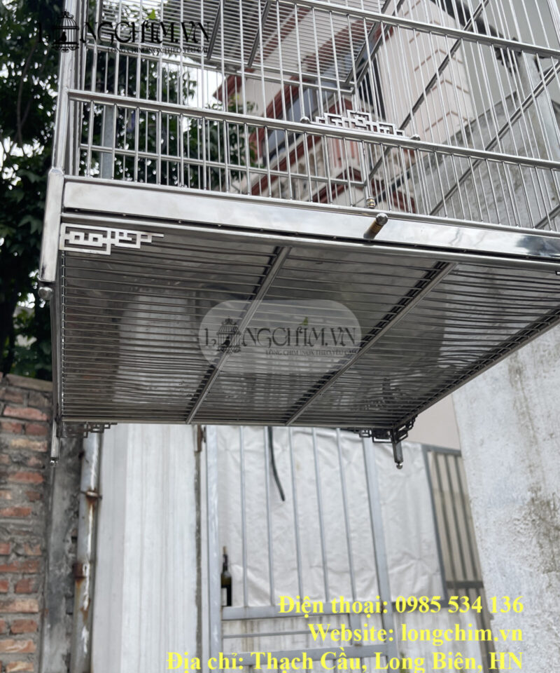45 × 65 cm Custom 304 Stainless Steel Bird Cage 13 45 × 65 cm Custom 304 Stainless Steel Bird Cage – detail image 3
