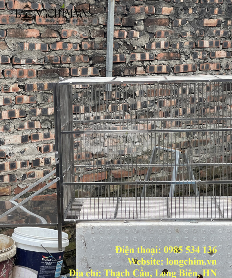 Custom Modular 304 Stainless Steel Flight Cage – detail image 11