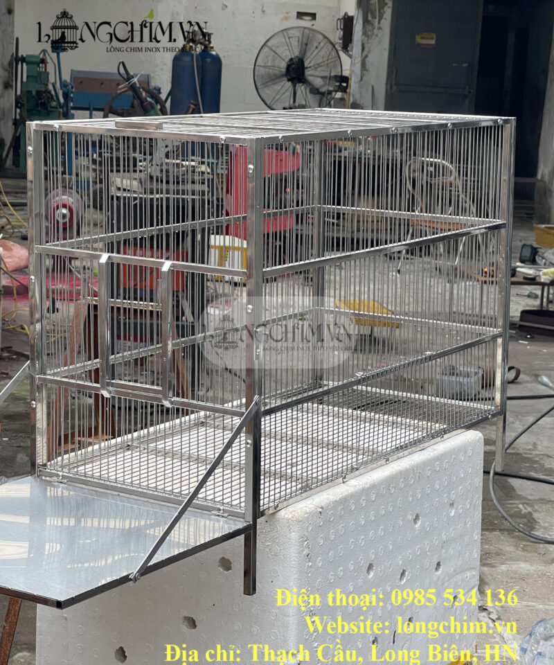 Custom Modular 304 Stainless Steel Flight Cage – detail image 10