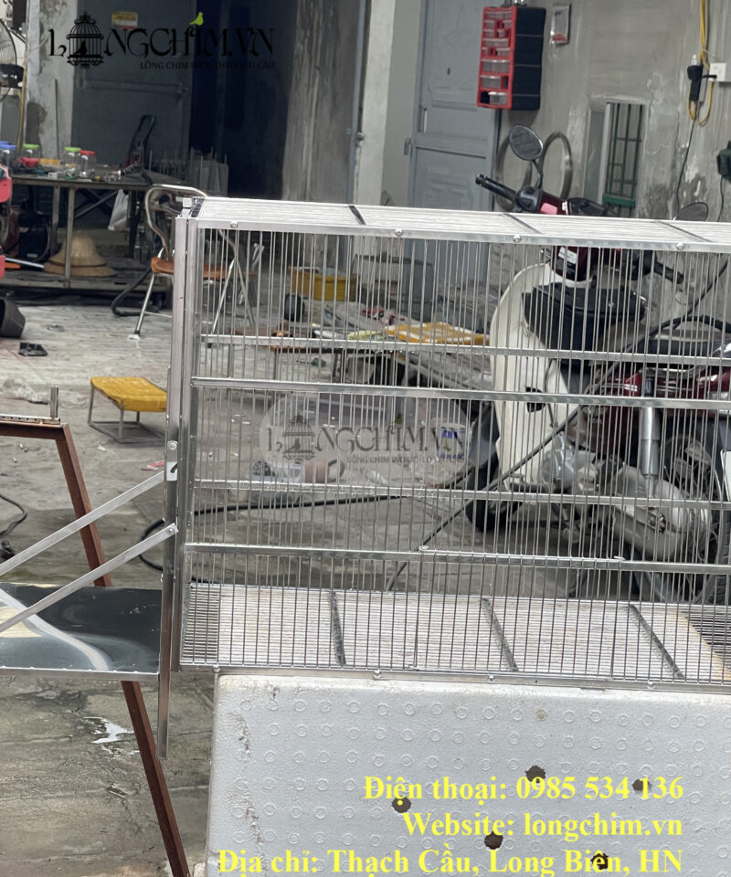 Custom Modular 304 Stainless Steel Flight Cage – detail image 9