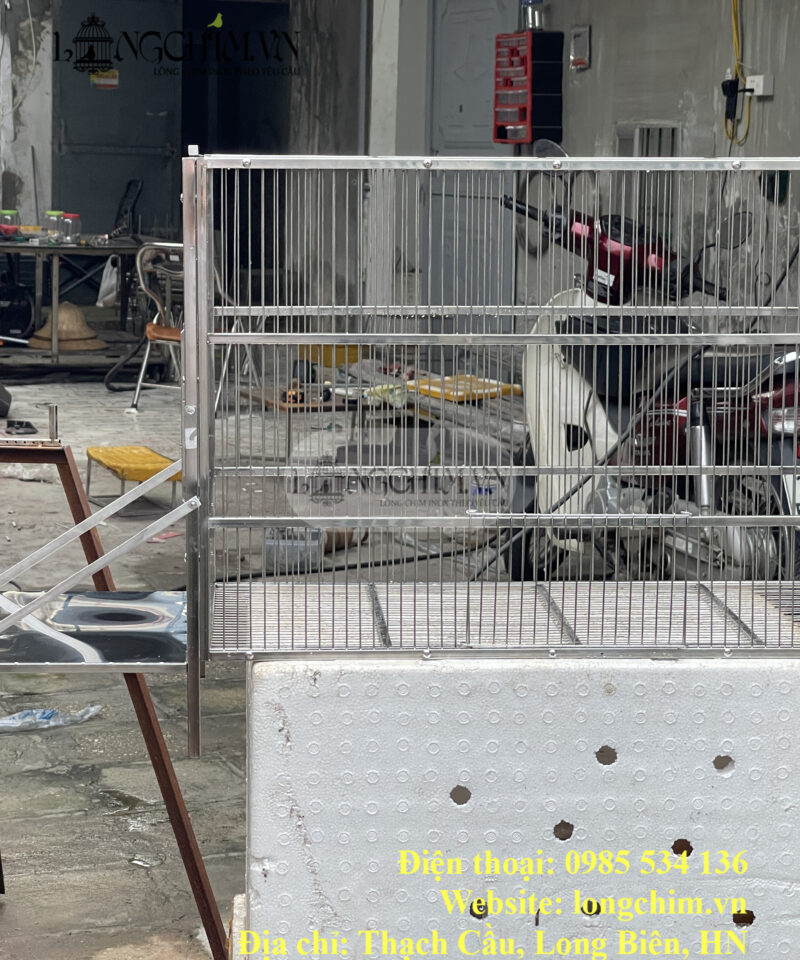 Custom Modular 304 Stainless Steel Flight Cage – detail image 8