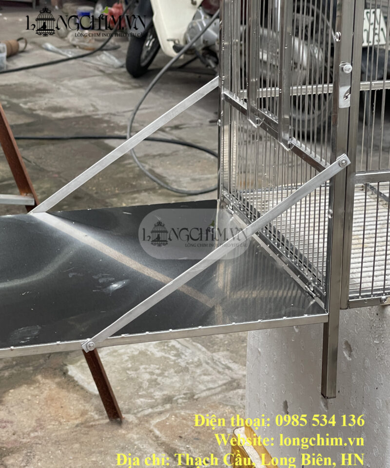 Custom Modular 304 Stainless Steel Flight Cage – detail image 7