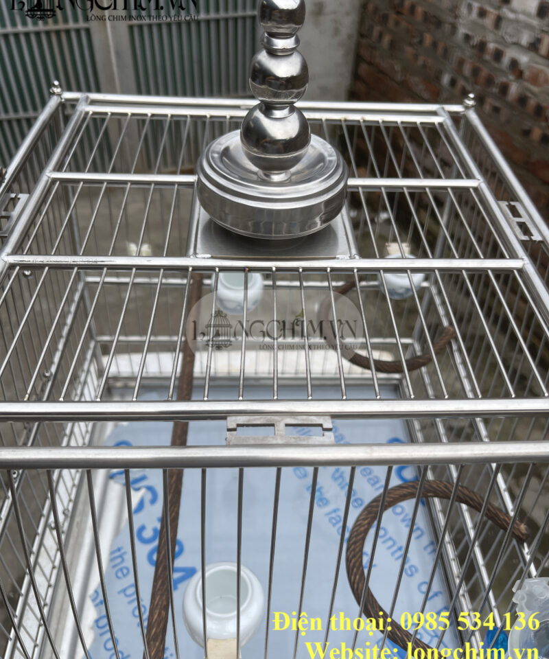 Thai-style Competition Bulbul Cage with CNC Pattern – detail image 4