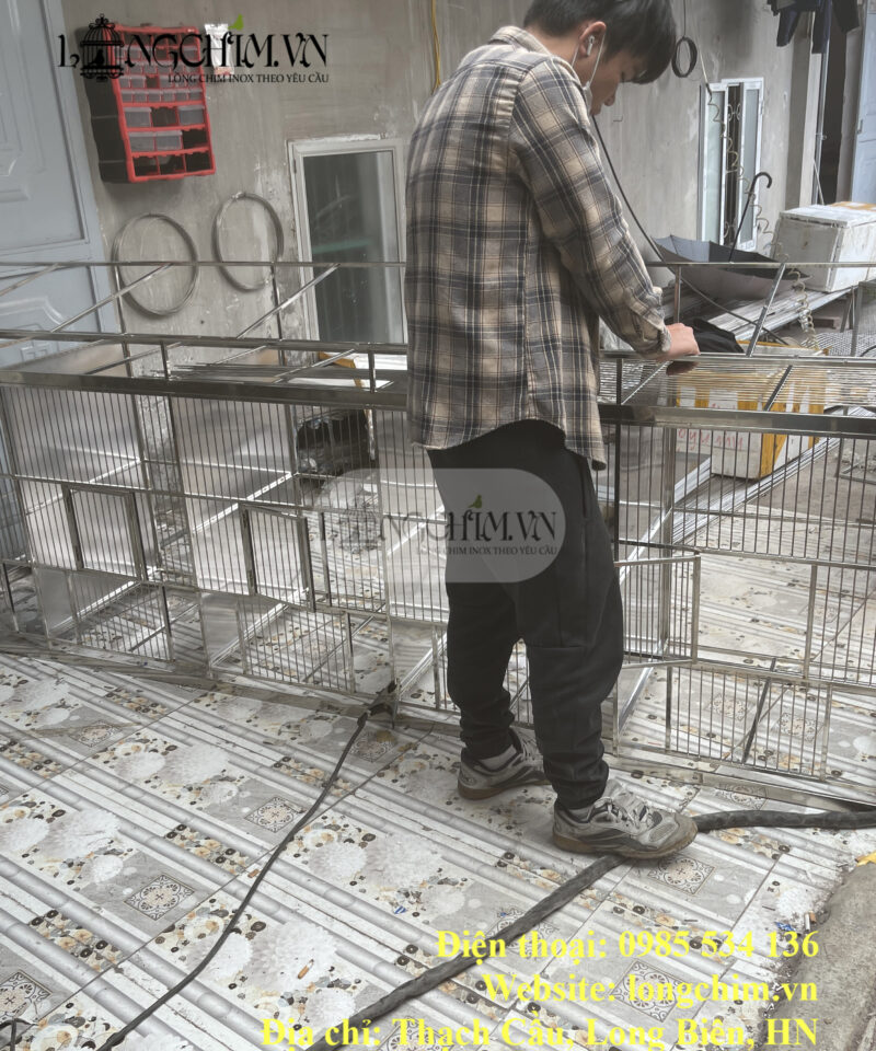Five-Compartment 304 Stainless Steel Parrot Cage System 17 Made-to-order five-compartment 304 stainless steel parrot cage