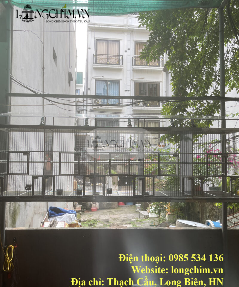 Five-Compartment 304 Stainless Steel Parrot Cage System 13 Parrot cage compartments measuring 50 × 50 × 80 cm each
