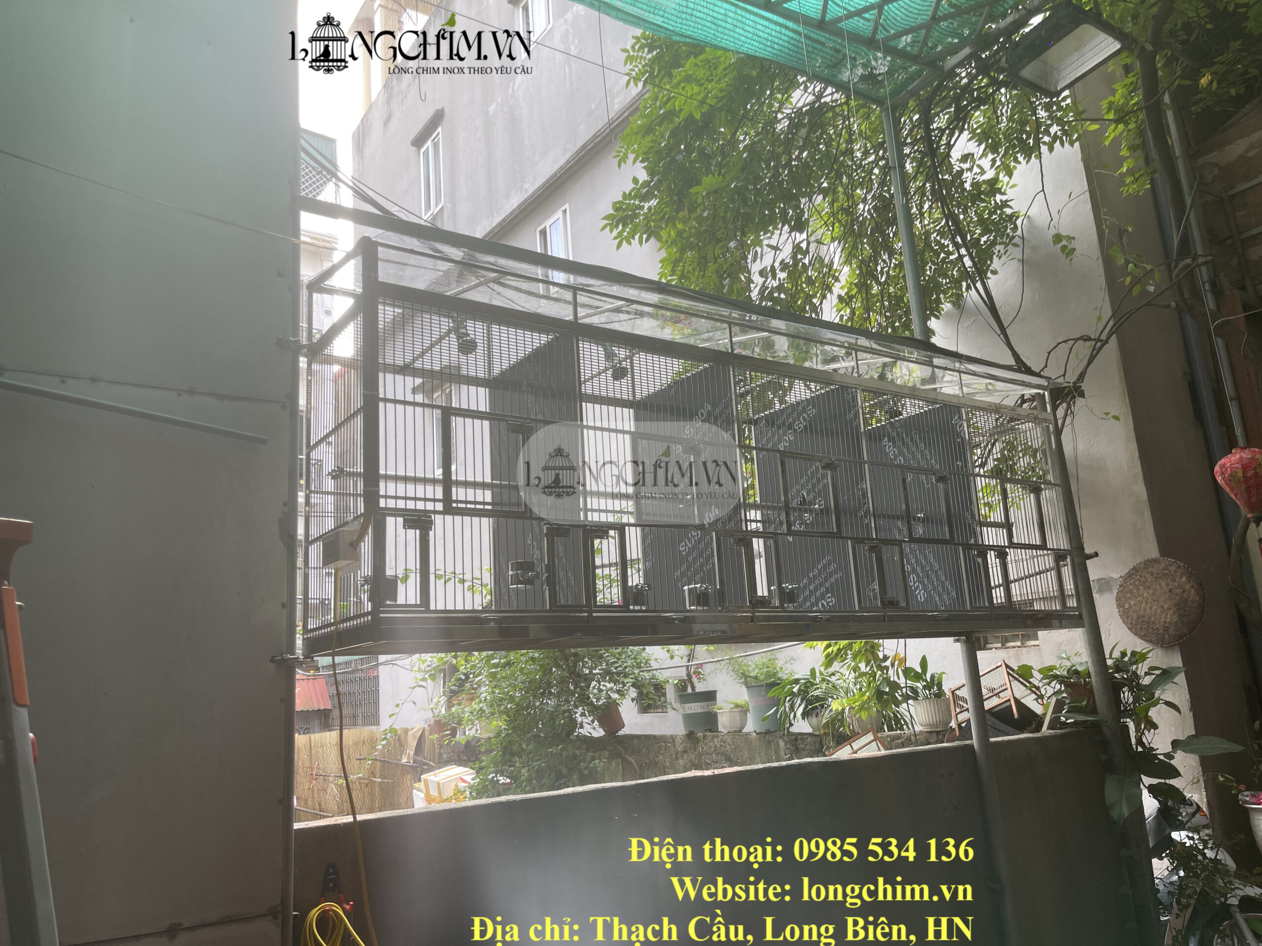 Five-Compartment 304 Stainless Steel Parrot Cage System 3 Five-compartment parrot cage with separate heaters