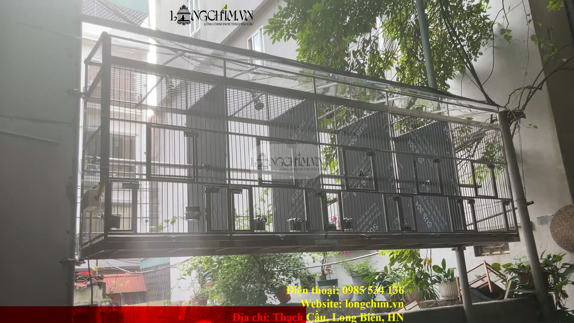 Five-Compartment 304 Stainless Steel Parrot Cage System 2 304 stainless steel parrot cage with 3 mm bars