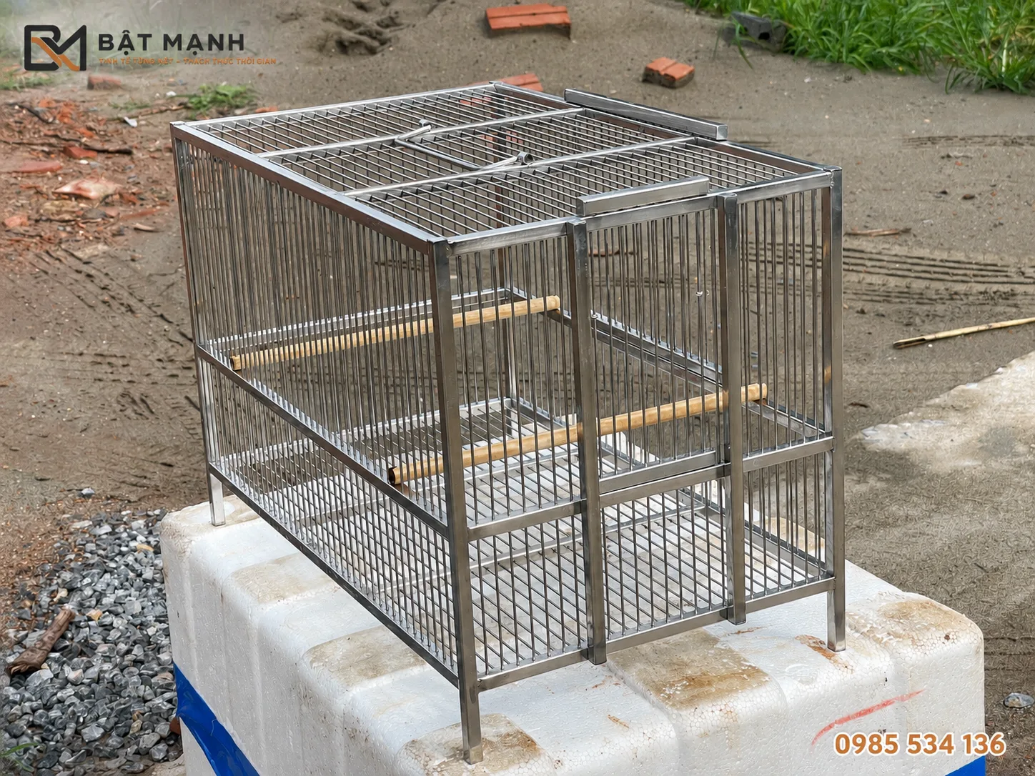 Lồng Lực Cho Khuyên, Hút Mật 50x30x30cm 9 Lồng lực Khuyên Hút Mật kích thước 50 × 30 × 30 cm