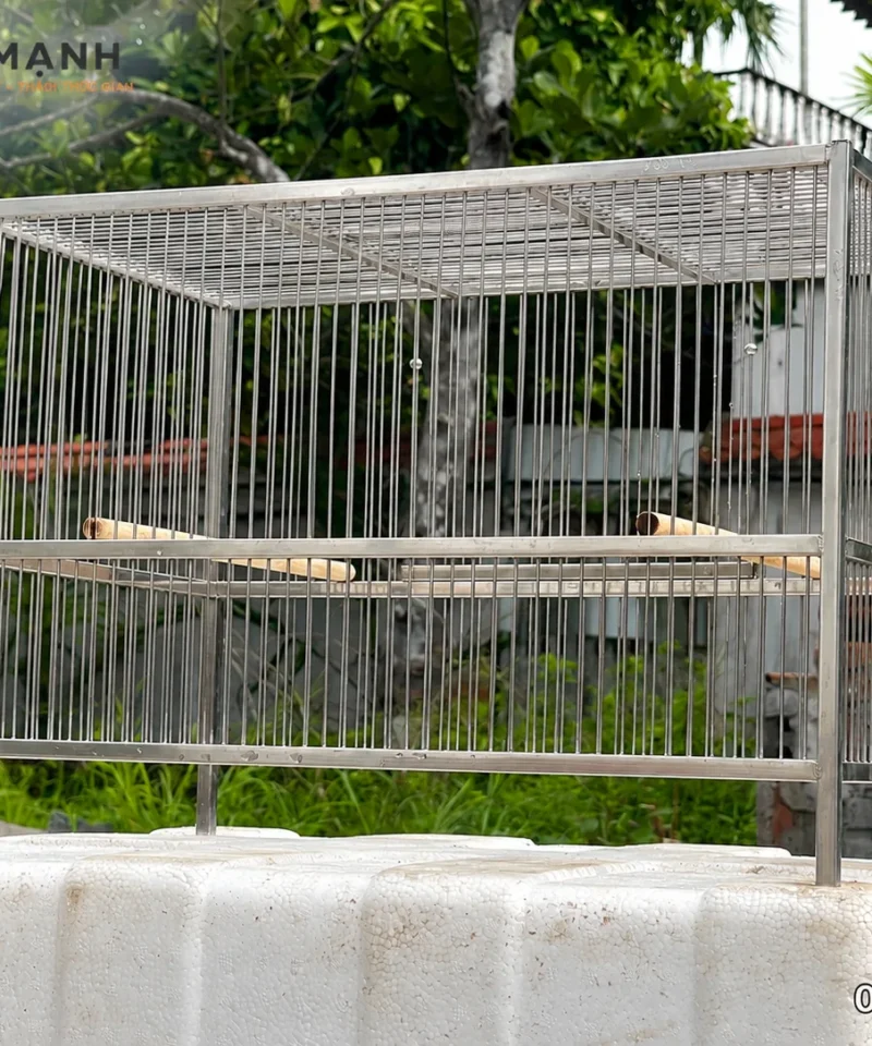 Lồng Lực Cho Khuyên, Hút Mật 50x30x30cm 14 Lồng lực cho chim Hút Mật bằng inox 304